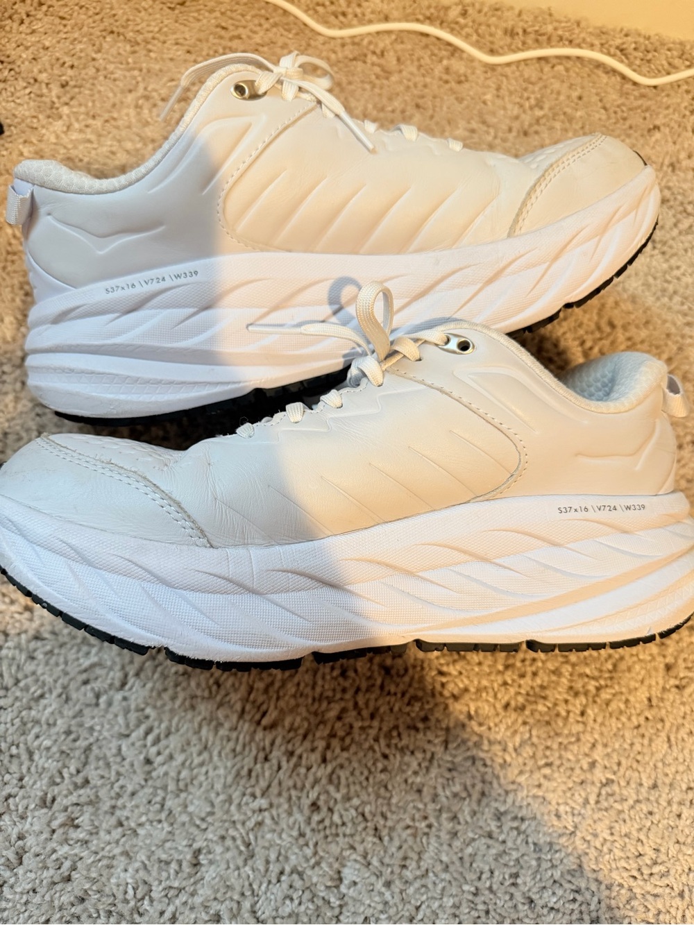 White Hoka bondi sr - Picture 4 of 5